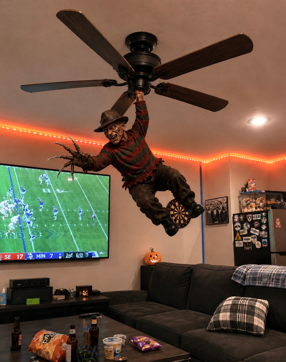 FrightFan™ - Moving Horror Ceiling Fan Attachment